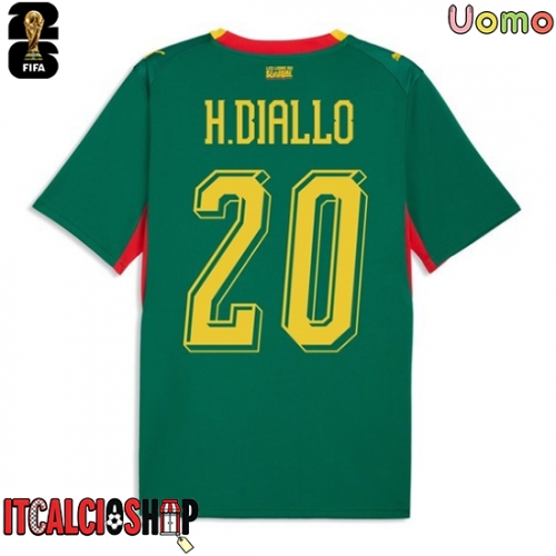 Senegal Habib Diallo #20 Seconda Maglia Mondiali 2026 Manica Corta